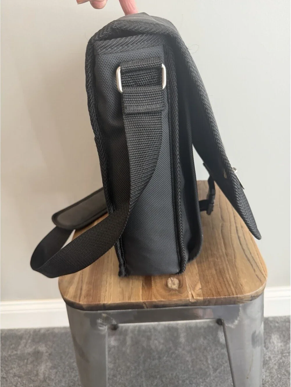 Vtg Sony PlayStation Messenger Travel Bag Carry Case PS1 PS2 Strap Black EUC